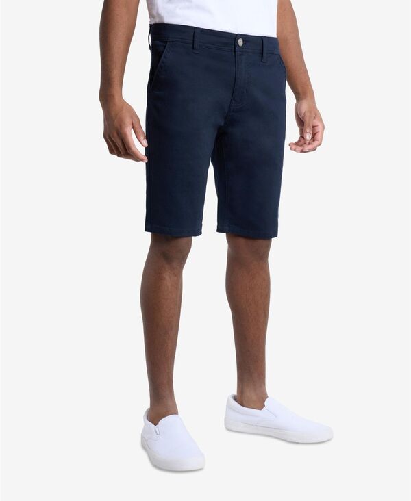 【送料無料】 エックスレイ メンズ ハーフパンツ・ショーツ ボトムス Men's Flat Front 10.5" Chino Shorts Navy