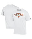 【送料無料】 チャンピオン メンズ Tシャツ トップス Men's White Texas Longhorns Arched Logo T-Shirt White