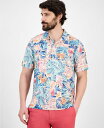 【送料無料】 トッミーバハマ メンズ ポロシャツ トップス Men's Bahama Coast Positano Palms Performance Polo Shirt Lychee(4)