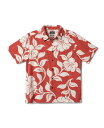 【送料無料】 クイックシルバー ウォーター マン メンズ シャツ トップス Quiksilver Men's All Time Pareo Woven Shirt Red clay