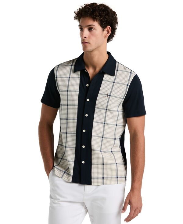 ̵ ꥸʥڥ󥮥   ȥåץ Men's Slim-Fit Cotton Interlock Plaid Bo...