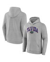 【送料無料】 ファナティクス メンズ パーカー・スウェット アウター Men's Gray Florida Gators Arched Logo Pullove...