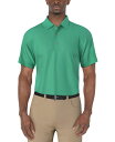【送料無料】 ピージーエーツアー メンズ ポロシャツ トップス Men's Airflux Short Sleeve Mesh Golf Polo Shirt ...