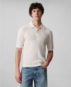 【送料無料】 カルバンクライン メンズ ポロシャツ トップス Men's Smooth Cotton Waffle Polo Shirt Tofu