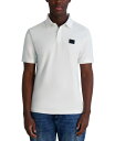 【送料無料】 カール ラガーフェルド メンズ ポロシャツ トップス Men's Basic Polo Shirt White