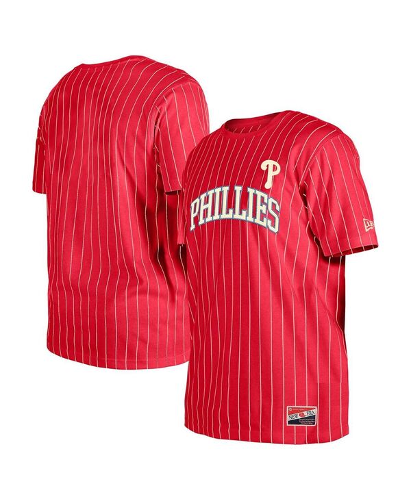 ̵ ˥塼  T ȥåץ Men's Red Philadelphia Phillies Throwback P...