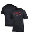 【送料無料】 チャンピオン メンズ Tシャツ トップス Men's Black South Carolina Gamecocks Arch Over Logo T-Shirt Black
