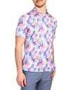 【送料無料】 テーラーバード メンズ ポロシャツ トップス WATERCOLOR LEAVES PR Multi