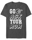 【送料無料】 フィフスサン メンズ Tシャツ トップス Men's Ask Mom Short Sleeve T-Shirt Charcoal heather