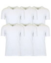 【送料無料】 ギャラクシーバイハルビック メンズ Tシャツ トップス Men's 6-Pack Short Sleeve Stretch T-Shirt White