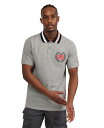 【送料無料】 エコー メンズ ポロシャツ トップス Men's Best Of Short Sleeve Polo Shirt Marled gray