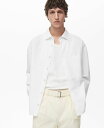 【送料無料】 マンゴ メンズ シャツ トップス Men's Regular-Fit Cotton Pocket Shirt White