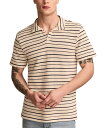 【送料無料】 ラッキーブランド メンズ ポロシャツ トップス Men's Short Sleeve Waffle-Knit Striped Polo Shirt...
