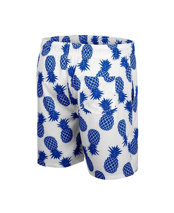 【送料無料】 コロシアム メンズ ハーフパンツ・ショーツ 水着 Men's White Air Force Falcons Pineapples Swim Shorts White