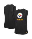【送料無料】 ニューエラ メンズ タンクトップ トップス Men's Black Pittsburgh Steelers Leisure Collection ...