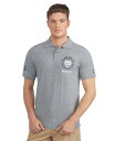 【送料無料】 エコー メンズ ポロシャツ トップス Men's Putter's Short Sleeve Polo Shirt Marled gray