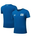 【送料無料】 アンブロ メンズ ポロシャツ トップス Men's Blue El Salvador National Team Crew Neck Polo Shirt Blue(4)