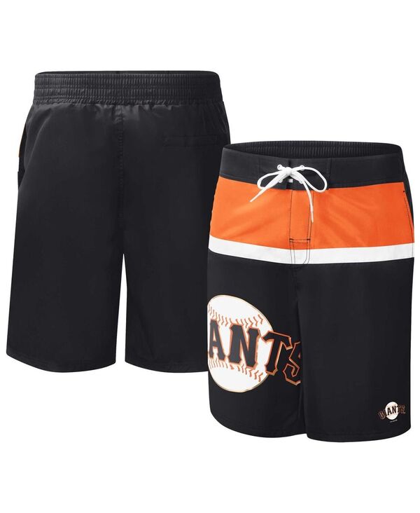 【送料無料】 カール バンクス メンズ ハーフパンツ・ショーツ 水着 Men's Black San Francisco Giants Sea Wind Swim Shorts Black