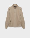 【送料無料】 マンゴ メンズ パーカー・スウェット アウター Men's Comfort Stretch Sweatshirt Sand