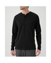 【送料無料】 パクト メンズ Tシャツ トップス Men's Organic Cotton Softspun Long Sleeve Henley Black