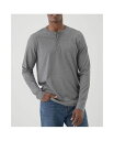 【送料無料】 パクト メンズ Tシャツ トップス Men's Organic Cotton Softspun Long Sleeve Henley Medium...