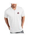 【送料無料】 アンティグア メンズ ポロシャツ トップス Men's White Ohio State Buckeyes Tribute Polo Shirt White(4)