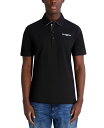 【送料無料】 カール ラガーフェルド メンズ ポロシャツ トップス Men's Logo Polo Shirt Black