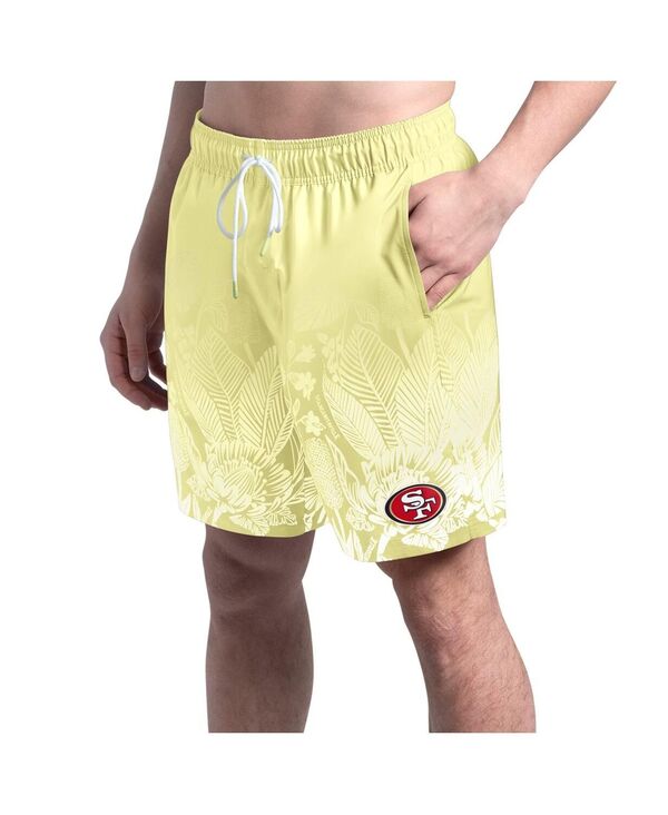 マルガリータビル メンズ 水着 ハーフパンツ・ショーツ ショートパンツ Margaritaville Men's Yellow San Francisco 49ers Lagoon Fiesta Swim Shorts Yellow イエロー