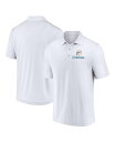 【送料無料】 ファナティクス メンズ ポロシャツ トップス Men's White Miami Dolphins Vintage Polo Shirt Whit...