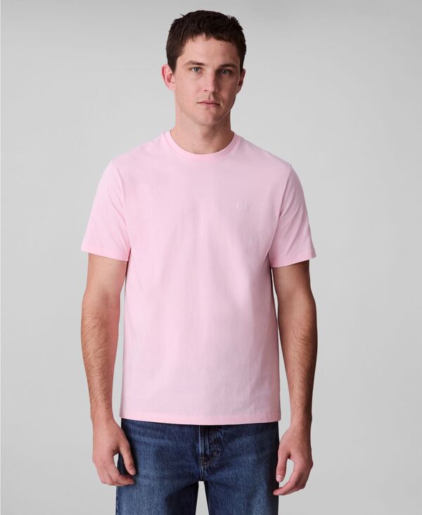 【送料無料】 カルバンクライン メンズ Tシャツ トップス Men's Smooth Cotton Solid Crewneck T-Shirt Rose Shadow