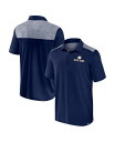 【送料無料】 ファナティクス メンズ ポロシャツ トップス Men's Navy Notre Dame Fighting Irish Long Shot Pol...