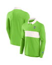 【送料無料】 ファナティクス メンズ ポロシャツ トップス Men's Green Seattle Sounders FC Penalty Kick Long Sleeve Polo Green(4)
