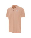 【送料無料】 アンティグア メンズ ポロシャツ トップス Men's Burnt Orange Texas Longhorns Twine Polo Shirt...