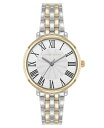 【送料無料】 アンクライン レディース 腕時計 アクセサリー Women's Quartz Round Roman Numeral Two-Tone Metal...