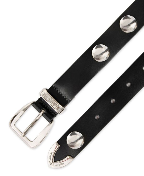 【送料無料】 サムエデルマン レディース ベルト アクセサリー Skinny Western Studded Fashion Belt Black