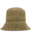 【送料無料】 スティーブ マデン レディース 帽子 アクセサリー H-Alex Metallic Knit Bucket Hat Camel