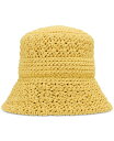 【送料無料】 スティーブ マデン レディース 帽子 アクセサリー H-Alex Metallic Knit Bucket Hat Limoncello
