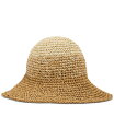 【送料無料】 スティーブ マデン レディース 帽子 アクセサリー H-Nela Ombr Crochet Bucket Hat Natural