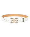 【送料無料】 サムエデルマン レディース ベルト アクセサリー Women's Hammered Double-E Logo Plaque Buckle Bel...
