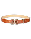 【送料無料】 サムエデルマン レディース ベルト アクセサリー Women's Hammered Double-E Logo Plaque Buckle Bel...