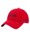 【送料無料】 ニューエラ レディース 帽子 アクセサリー Women's Red Los Angeles Angels Corduroy 9TWENTY Adjustable Hat Red