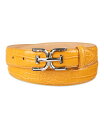 【送料無料】 サムエデルマン レディース ベルト アクセサリー Women's Skinny Exotic Textured Double-E Plaque B...