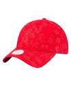 【送料無料】 ニューエラ レディース 帽子 アクセサリー Women's Red Los Angeles Angels Tonal Floral 9TWENTY Adjustable Hat Red