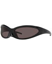 【送料無料】 バレンシアガ レディース サングラス・アイウェア アクセサリー Unisex Sunglasses BB0251S Black