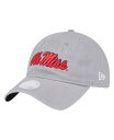 【送料無料】 ニューエラ レディース 帽子 アクセサリー Women's Gray Ole Miss Rebels Logo 9TWENTY Adjustable Hat Gray
