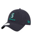 【送料無料】 ニューエラ レディース 帽子 アクセサリー Women's Navy Seattle Mariners Preppy Team 9TWENTY A...