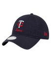 【送料無料】 ニューエラ レディース 帽子 アクセサリー Women's Navy Minnesota Twins Preppy Team 9TWENTY Ad...