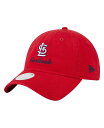 【送料無料】 ニューエラ レディース 帽子 アクセサリー Women's Red St. Louis Cardinals Preppy Team 9TWENTY...