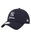 【送料無料】 ニューエラ レディース 帽子 アクセサリー Women's Navy New York Yankees Preppy Team 9TWENTY A...