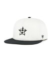 【送料無料】 47ブランド レディース 帽子 アクセサリー Women's White/Black Houston Astros Foundation Captain Snapback Hat White Black